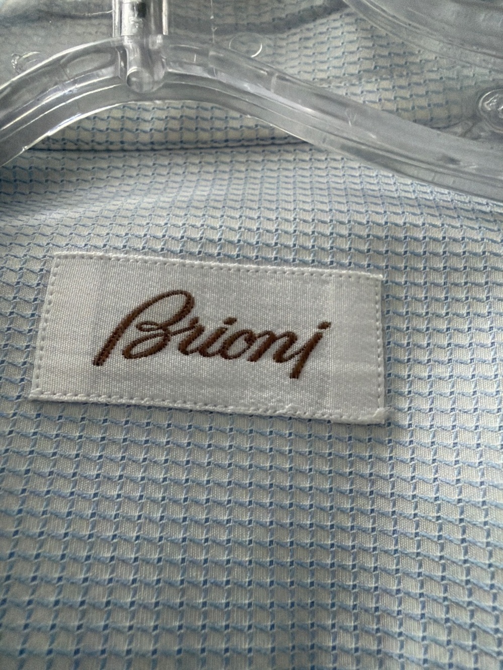 Brioni men’s button down cotton shirt